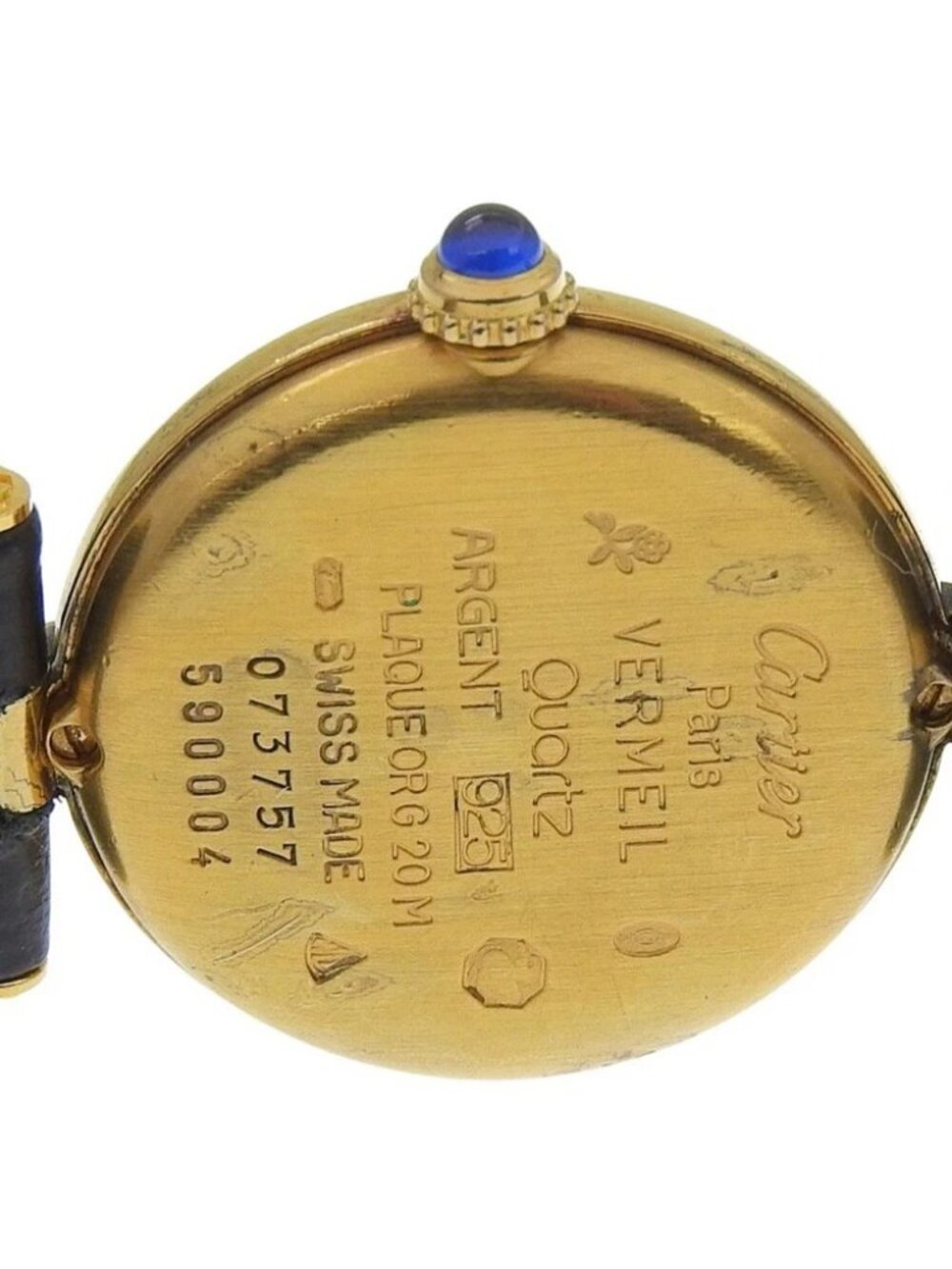 CARTIER Must Vendome Watches 590004 Vermeille cal.90 gold goldDial Silver9... - Picture 4 of 13